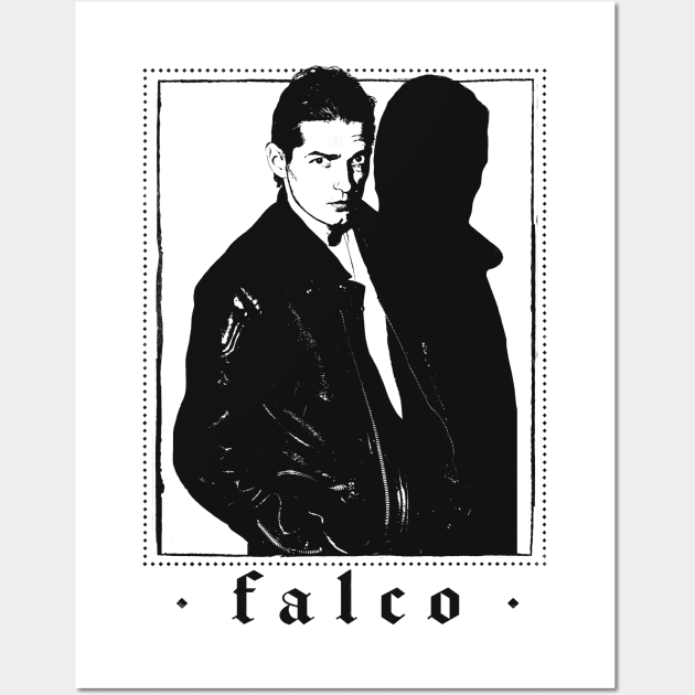 Falco - 80s Retro Design Wall Art by DankFutura